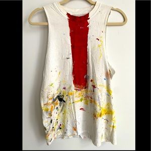 Custom Paint Splatter Tank